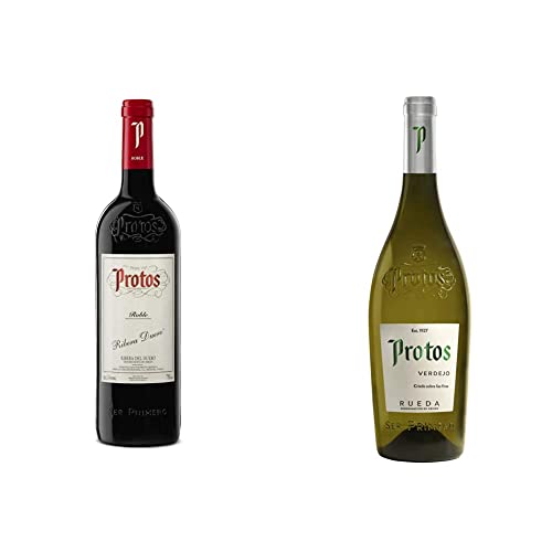 Protos Roble Vino Tinto D.O. Ribera del Duero, 750ml + Vino Blanco Verdejo, D.O. Rueda 75cl