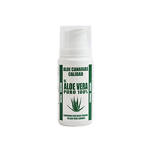 Aloe Canarias Crema Hidratante Facial con Aloe Vera 100% 100 ml