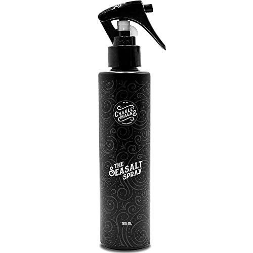 Charlemagne Spray de Sal Marina para el Cabello - Men - Spray de Agua Salada Mate para Volumen y Textura, Ondas de Playa.