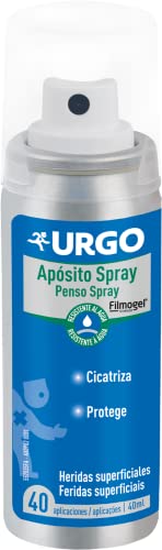 Urgo - Apósito Spray Filmogel - Invisible, cicatrizante y impermeable - Spray de 40 ml, 40 aplicaciones