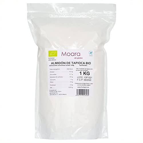 Almidón de tapioca, ecológica y vegana - Fécula de mandioca (1 kg)