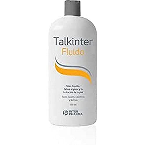 Talkinter - Talco líquido bebés para rojeces, irritaciones o eccemas, sin parabenos, 250 ml
