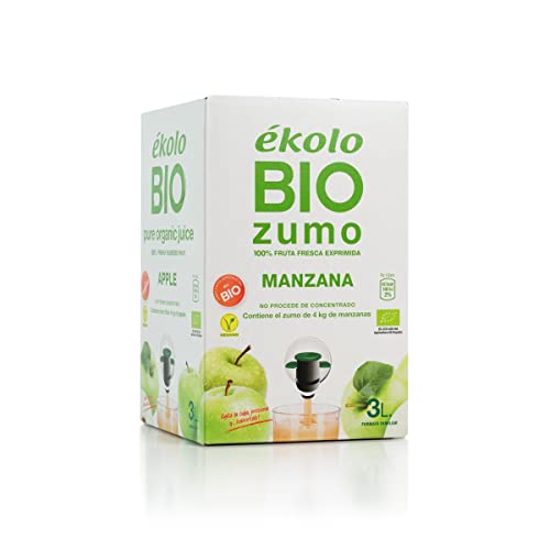 Ekolo Bag in Box Zumo De Manzana Bio, 1 Caja, 3 L