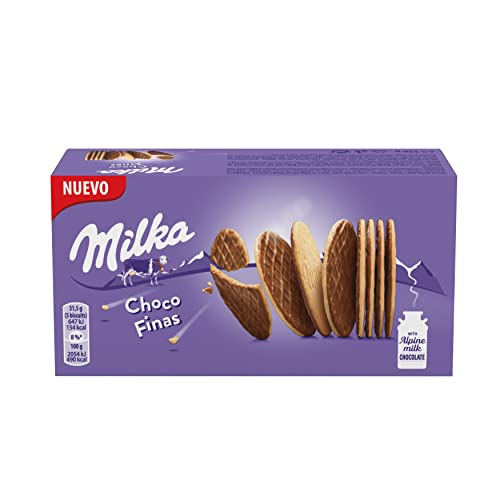 Milka Choco Finas Galletas con Chocolate con Leche de los Alpes 126g