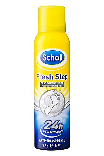 Scholl Fresh Step Desodorante Pies 150ml | Fórmula Tri-Active Antitranspirante | Neutraliza Olor y Absorbe Humedad
