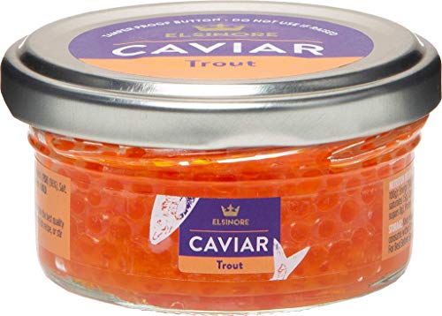 ELSINORE Caviar de trucha enfriada 50g (paquete de 6x50g tarros de un sabor)