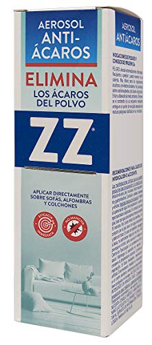 ZZ | Aerosol Antiácaros | Spray con Eficacia Inmediata para Colchones y Tejidos | Protección Completa Contra Ácaros y Chinches | 200 ml