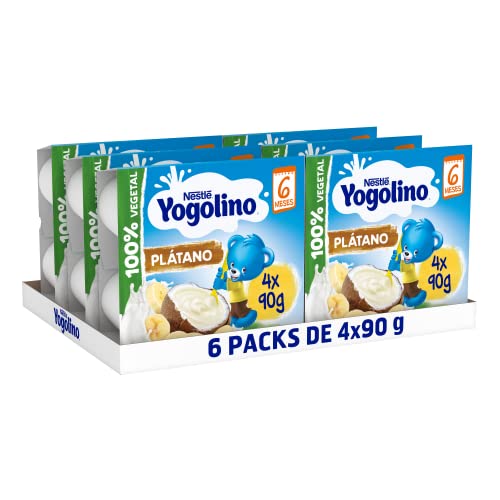 YOGOLINO NESTLÉ Coco Plátano, Pack de 6 (4x90g)