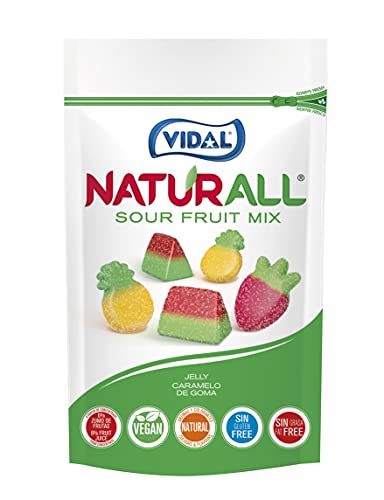 Vidal Golosinas Naturall Sour Fruit Mix, 180g