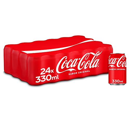 Coca-Cola Sabor Original - Refresco de cola - Pack de 24 latas 330 ml