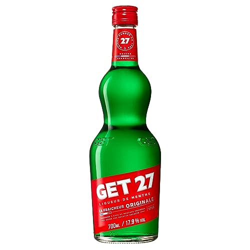 GET 27 Peppermint Liqueur, cóctel digestivo con licor de menta fresca, 17,9 % Vol, 70cL / 700mL