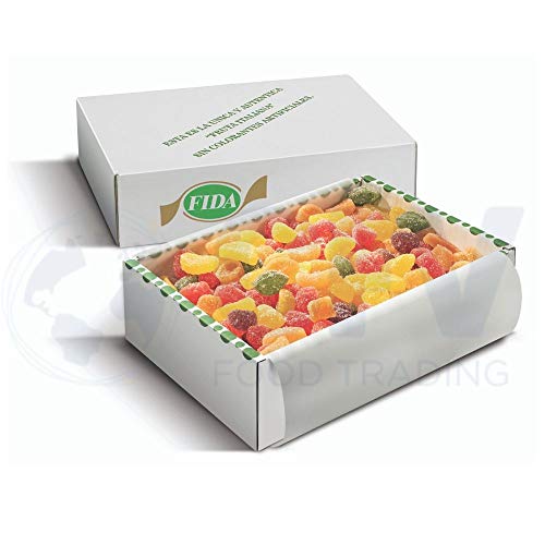 Fida Auténtica Fruta Italiana-Sabores Surtidos, Caja De 3 Kilos Y 15 Bolsitas De Plástico Para Su Reenvasado