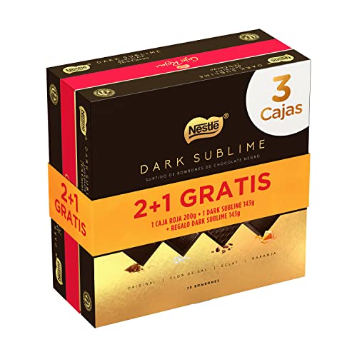 Nestlé Pack Caja Roja: 2 x NESTLE DARK + 1 CAJA ROJA