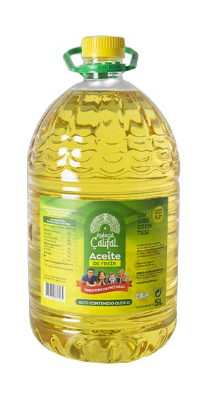 ESENCIA CALIFAL  | Aceite de Girasol Alto Contenido Oleico 45-60% Especial Frituras - Formato 5L