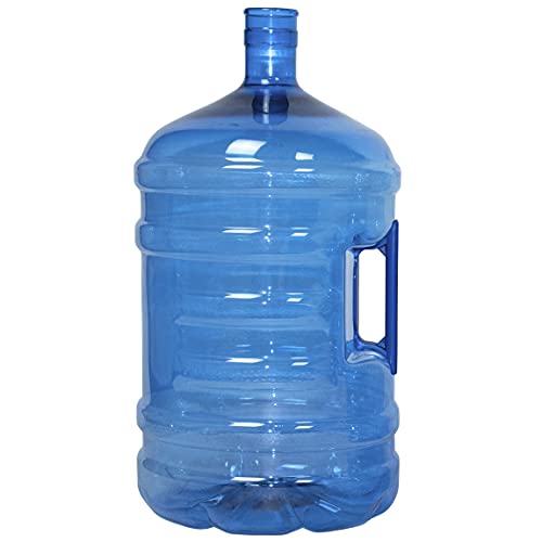 Garrafa para Agua. Botellón de 20 litros, para Agua. Compatible con Tapones de 5 galones. Apto para dispensadores de Agua. Color Azul. Libre de bisfenol-A