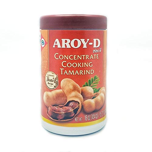 Aroy-d - Tamarindo Concentrado para Cocinar - Ideal para Preparar Pad Thai - 454 Gramos