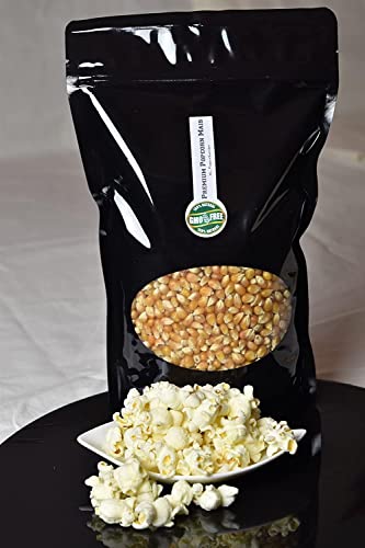 Premium Butterfly Popcorn Kinopopcorn 1 Kg bolsa fresca XL 1:46 Premium popcorn pop volumen en bolsa con cierre GMO Free (1000)