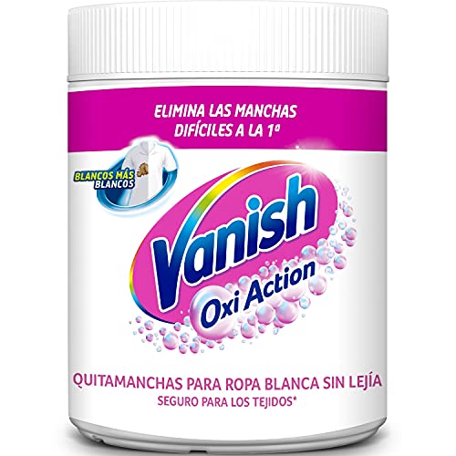 Vanish Oxi Action Quitamanchas y Blanqueador Polvo para Ropa Blanca - 900 gr