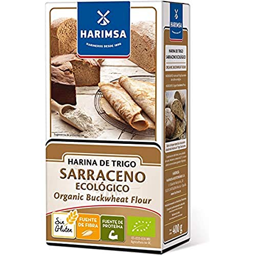 Harimsa Harina Trigo Sarraceno Ecológico, Original, 400 Gramos