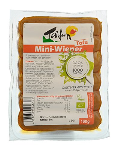 Taifun Salch. Mini Vienesas Tofu 160G Bio Taifun 1 Unidad 160 g
