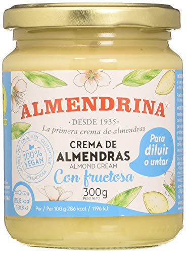 Klam Almendrina Crema Almendras Fructosa 300 Gr Bote De Cristal 300 Gramos - 300 g