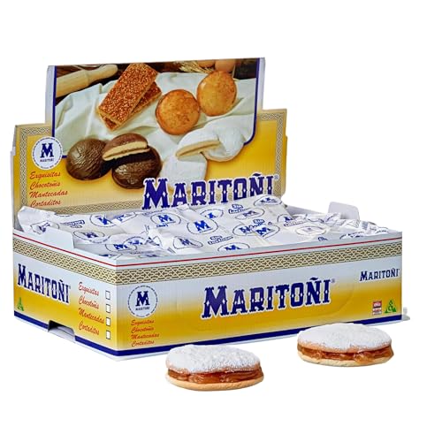 Maritoñi Pack 20 Unidades - Regalo gourmet de Granada - El Delicioso Dulce Granadino con 70 Años de Tradición - Dulces compuesto de Galleta y Bizcocho