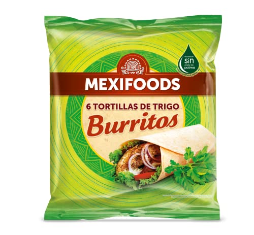 Mexifoods 6 TORTILLAS DE TRIGO Burrito, 370 g