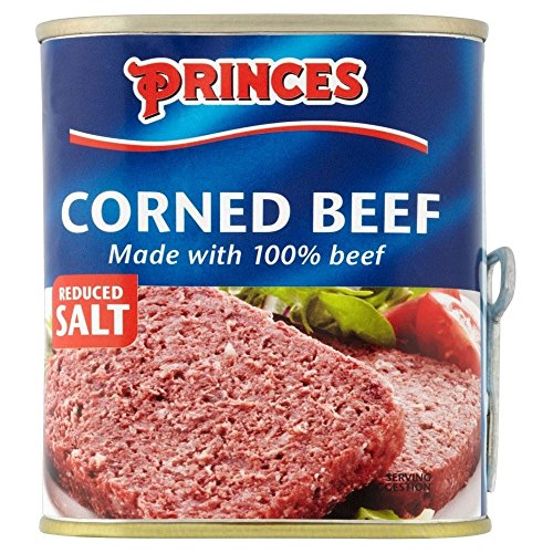 Princes Corned Beef Reducida Sal (340g) (Paquete de 2)